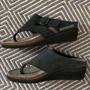 Mephisto Black Women's Sandals